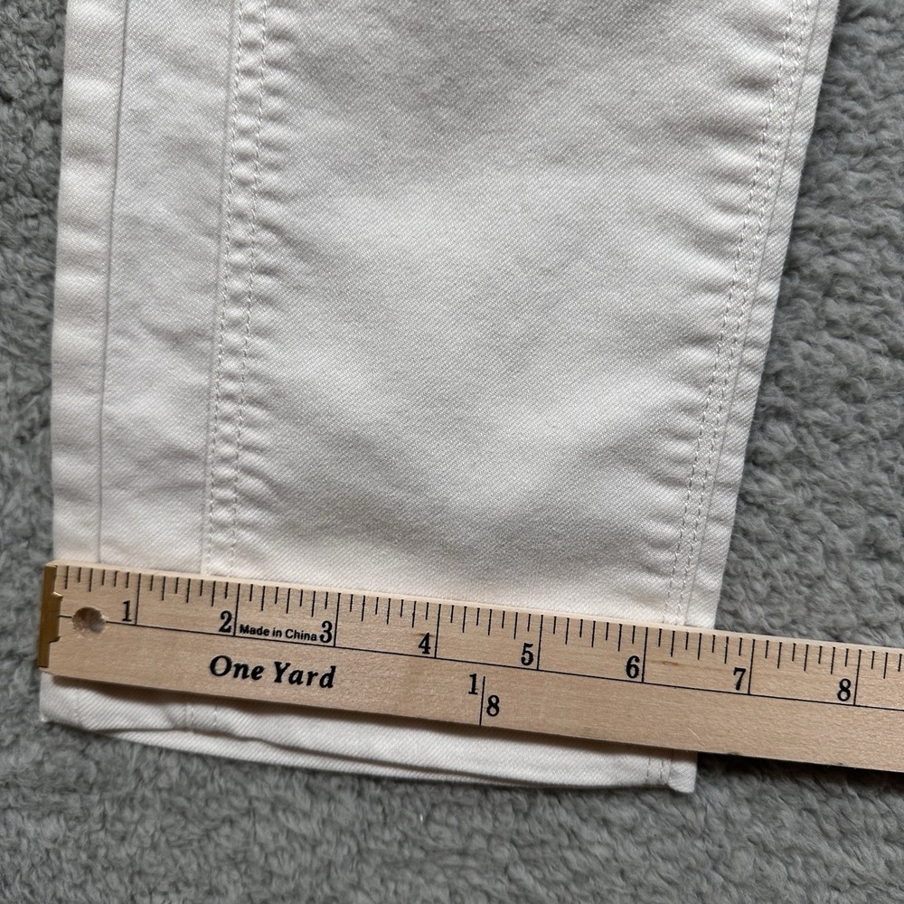 White House Black Market WHBM Women Size 6R Slim Ankle Jeans Embroidered - Picture 8 of 13